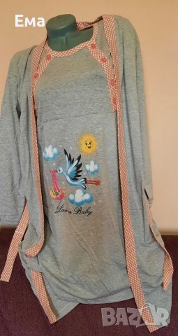 Нощници кърмачки , снимка 17 - Дрехи за бременни - 35693582