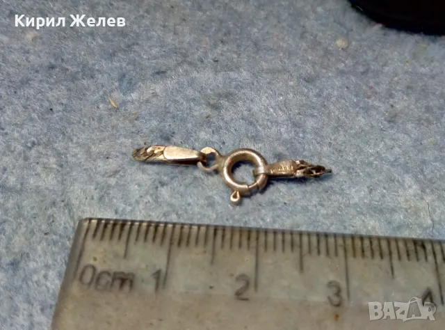 TOKASH Стара СРЕБЪРНА ЗАКОПЧАЛКА За КОЛИЕ ВЕРИЖКА ГРИВНА СРЕБРО 925 ITALY КАРАБИНКА За СИНДЖИР 49900, снимка 5 - Други - 49147731