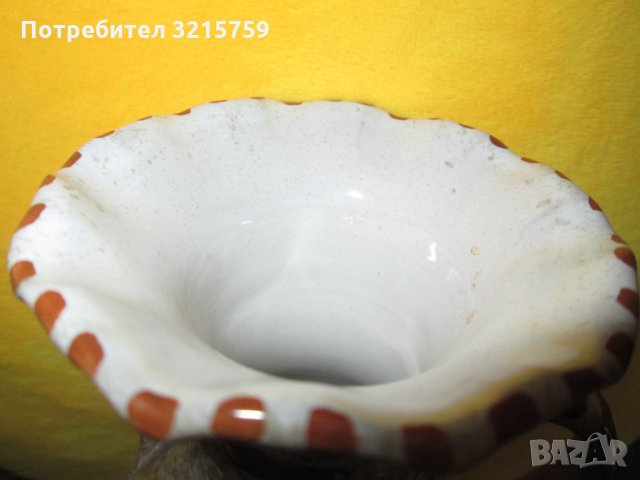 Керамична ваза ,ръчно изработена и рисувана, снимка 5 - Вази - 34916514