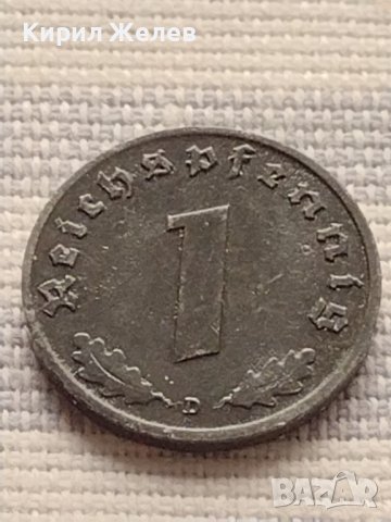 Монета 1 райхсфенинг 1944г. Германия Трети Райх с СХВАСТИКА за КОЛЕКЦИЯ 33007, снимка 2 - Нумизматика и бонистика - 42823098