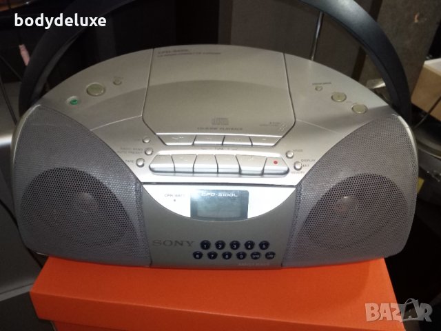 Sony CFD-S100L радиокасетофон компактдиск плейър, снимка 3 - Радиокасетофони, транзистори - 13567420