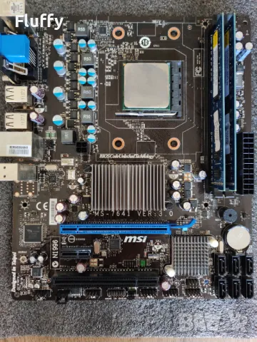 Комплект процесор AMD 1055T с дъно MSI 760GM-P23 (FX), снимка 4 - Дънни платки - 48592842