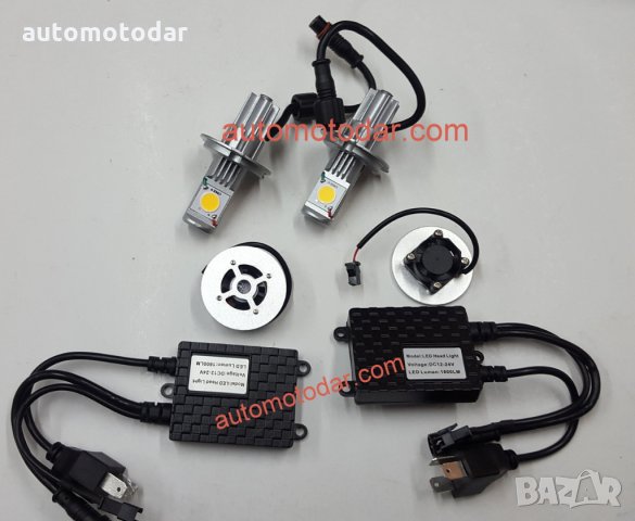 H4 LED КСЕНОН CREE-12/24V, снимка 4 - Аксесоари и консумативи - 35454464