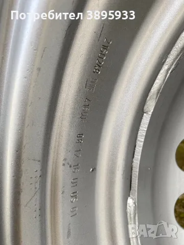 Оригинална джанта за Mercedes-Benz Sprinter, VW CRAFTЕR , снимка 4 - Гуми и джанти - 48624597