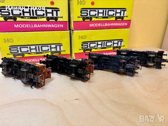 Двуосни товарни вагони с бурета/бъчви Schicht 1:87 HO влак, влакче, снимка 3 - Влакчета, самолети, хеликоптери - 53928733