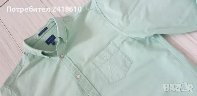 Gant Oxford Regular  Fit Pique Cotton Mens Size XL ОРИГИНАЛ! НОВО! Мъжка Риза!, снимка 2 - Ризи - 48895852