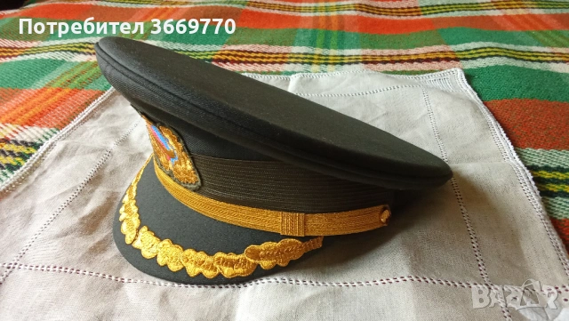 Турска офицерска фуражка Жандармерия, снимка 2 - Антикварни и старинни предмети - 53007821