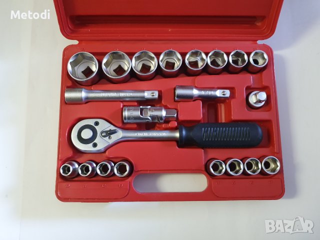 Комплект с инструменти 1/2, съдържа 21 части., снимка 2 - Гедорета - 42242921