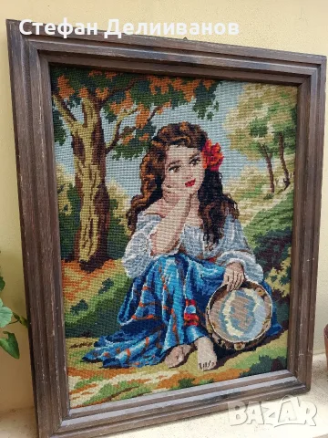 гоблен дървена рамка 