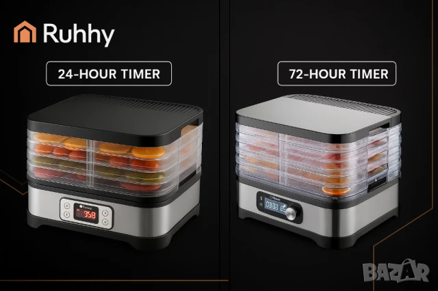 Сушилня за плодове и зеленчуци - 2 модела / Уред за сушене на плодове, снимка 2 - Съдове за готвене - 50918448