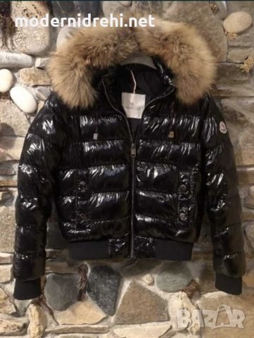 Moncler дамско яке с голям естествен косъм на качулката , снимка 6 - Якета - 31029193