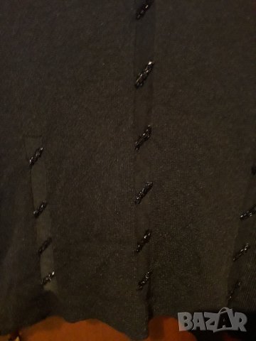 Дамска черна блуза  с дълъг ръкав, снимка 6 - Блузи с дълъг ръкав и пуловери - 30184870