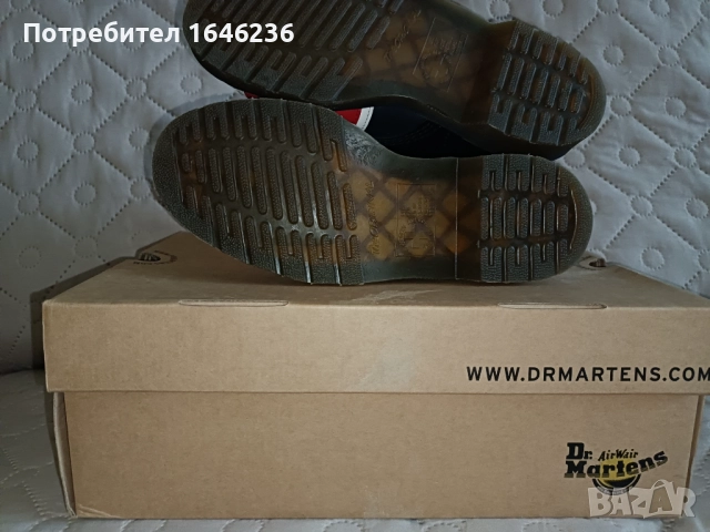 Боти Dr. Martens The Union Jack 8 eye boot, снимка 6 - Дамски боти - 51878507