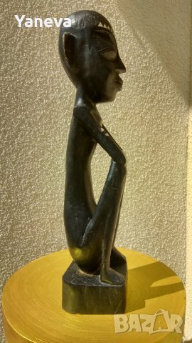 Масивна и атрактивна дърворезба от Африка , ръчно изработена., снимка 6 - Декорация за дома - 42450234