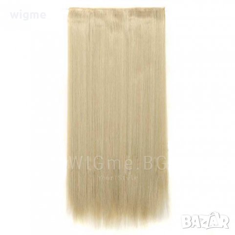 Tреса с клипси на един ред - права коса, снимка 5 - Аксесоари за коса - 31290328