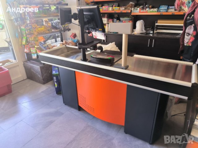 Касово място / касов модул 1.85м, нов - оборудван, снимка 4 - Оборудване за магазин - 44464803