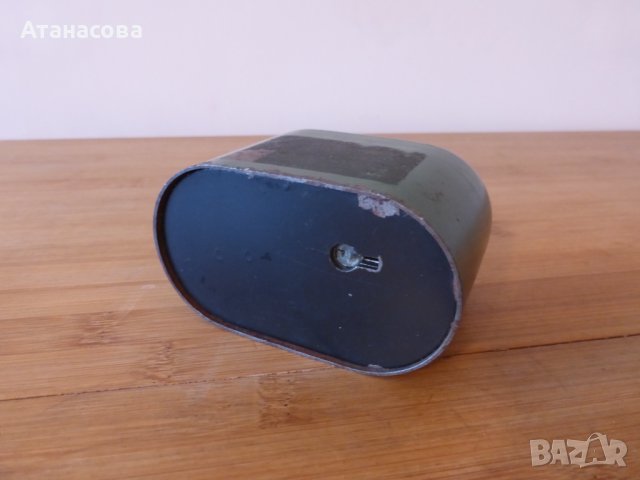 Метална касичка ДСК тъмно зелена, снимка 8 - Антикварни и старинни предмети - 42798004