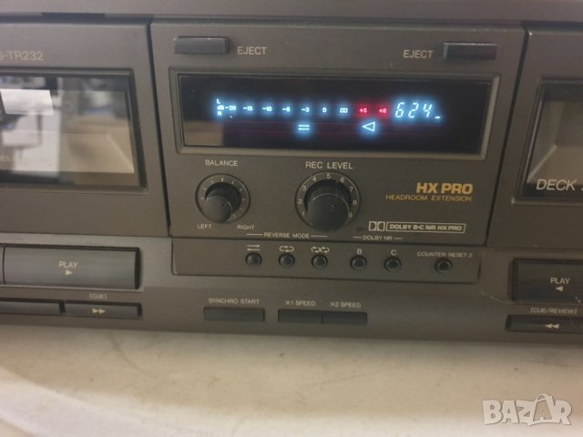 Касетен дек Technics  RS-TR232 Двукасетъчен. Всичко му работи. В много добро състояние. Страхотен зв, снимка 10 - Декове - 35175187