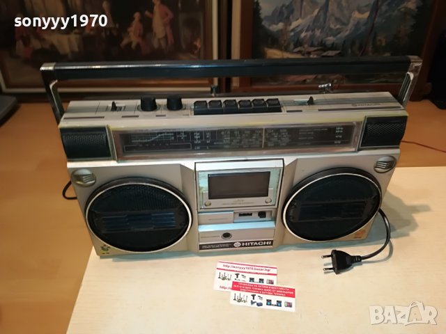 HITACHI TRK-7011E РЕТРО КАСЕТОФОН 0309222038, снимка 7 - Радиокасетофони, транзистори - 37891334