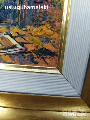 Картина живопис/Иван Дамянов, снимка 4 - Антикварни и старинни предмети - 52788650