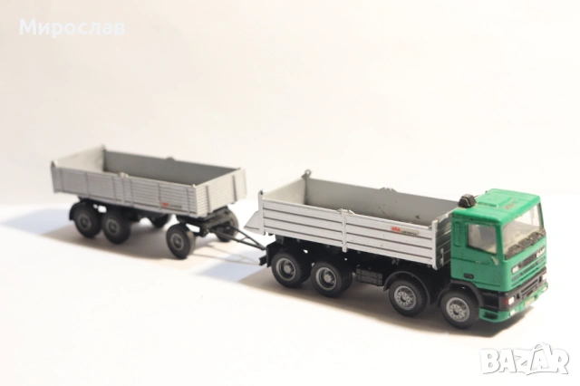 HERPA??? H0 1/87 DAF 95 САМОСВАЛ ГОНДОЛА КАМИОН МОДЕЛ, снимка 6 - Колекции - 53129092