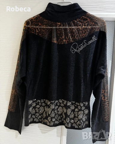 Дамска блуза Roberto Cavalli, снимка 2 - Блузи с дълъг ръкав и пуловери - 52340862
