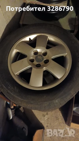 джанти 5х100мм 15цола с добри гуми 195/65/15