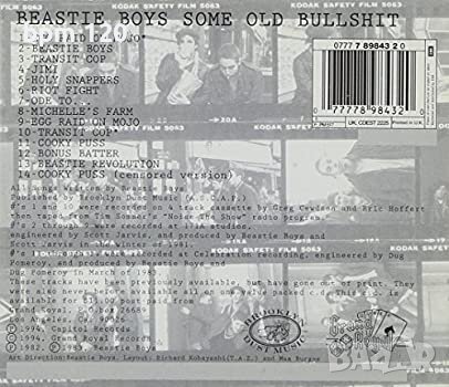 Beastie boys "Some old bulshit"- оригинален диск , снимка 2 - CD дискове - 37656282