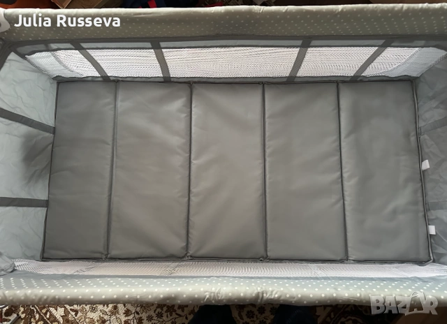 Бебешка кошара Lorelli Sleep`N`Dream Plus 2 нива Grey Bear, снимка 11 - Кошарки - 53021536