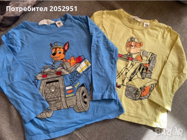 H & M детска блуза д.р.3-4години 2 броя, снимка 1