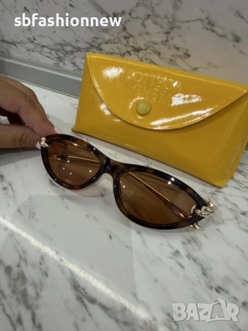 Bottega Veneta тигрови очила с лого, снимка 4 - Слънчеви и диоптрични очила - 55859356