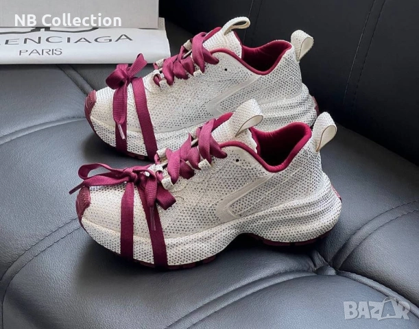 Balenciaga дамски маратонки с камъни , снимка 3 - Маратонки - 53892778