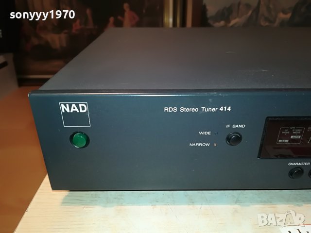 NAD 414RDS STEREO TUNER-ВНОС SWISS 3110221823, снимка 3 - Ресийвъри, усилватели, смесителни пултове - 38514134