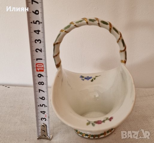 Изключително красива кошница на Limoges France 🇫🇷 , снимка 7 - Антикварни и старинни предмети - 44461817