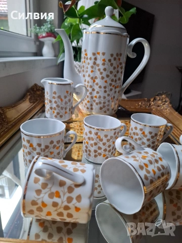 Ретро комплект български порцелан , снимка 3 - Антикварни и старинни предмети - 54055797
