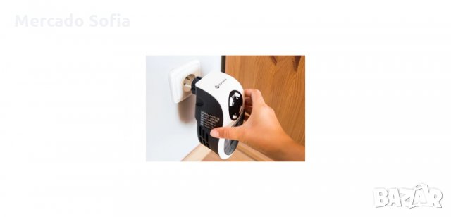 Мини вентилаторна печка, 500W, LED дисплей, Таймер, Включване директно в контакта, снимка 5 - Отоплителни печки - 27251077