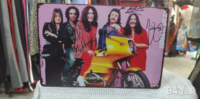Uriah Heep-метална табела(плакет), снимка 3 - Китари - 54093071