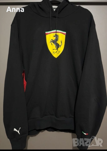 🔥🏎️👑Мъжки суитшърт. Перфектно състояние. Колаборация на Ferrari и Puma., снимка 2 - Пуловери - 53903536