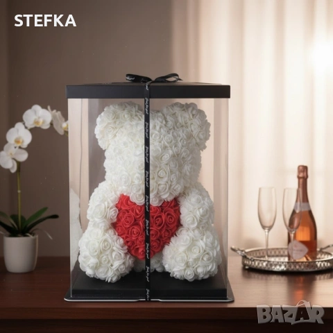 Мечета от рози/избор на цвят и размер, снимка 2 - Плюшени играчки - 53294392