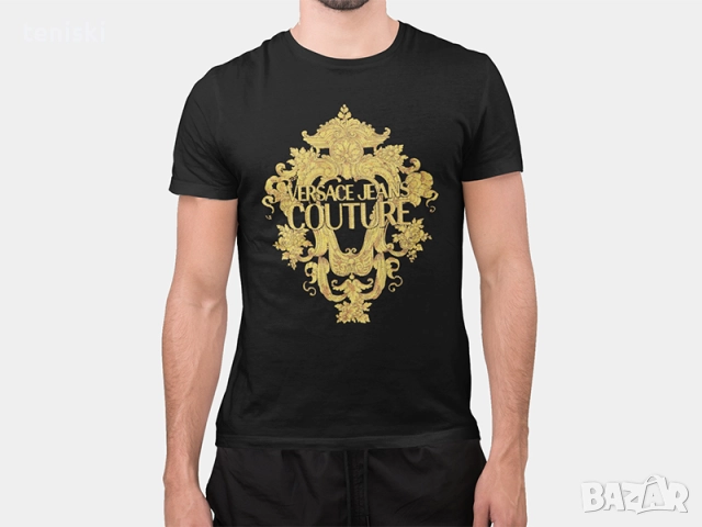 Мъжки Тениски Versace принт  3 модела Всички размери, снимка 3 - Тениски - 37687901