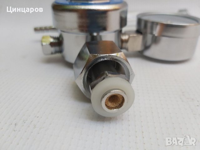 Редуцир вентил,регулатор с часовник и ротаметър за Аргон/въглерод, снимка 5 - Други машини и части - 37870815