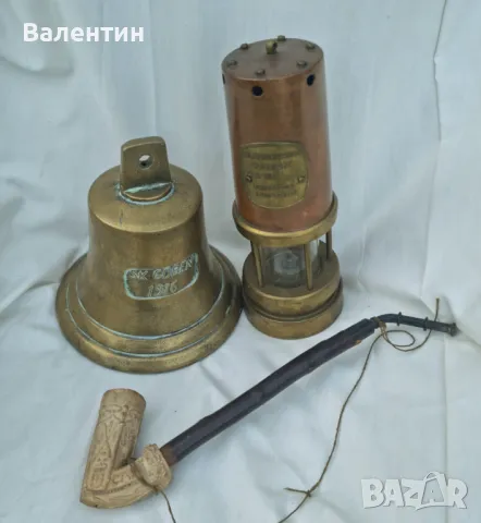 #0002#Винтидж колекционерска керосинова лампа. Месинг. 1950-те години, снимка 7 - Антикварни и старинни предмети - 50271007