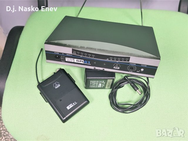 AKG WMS81 Instrumental Set /802.525-805.800 MHz/ дистанционно за инструмент - Made In Austria, снимка 1 - Микрофони - 31465043