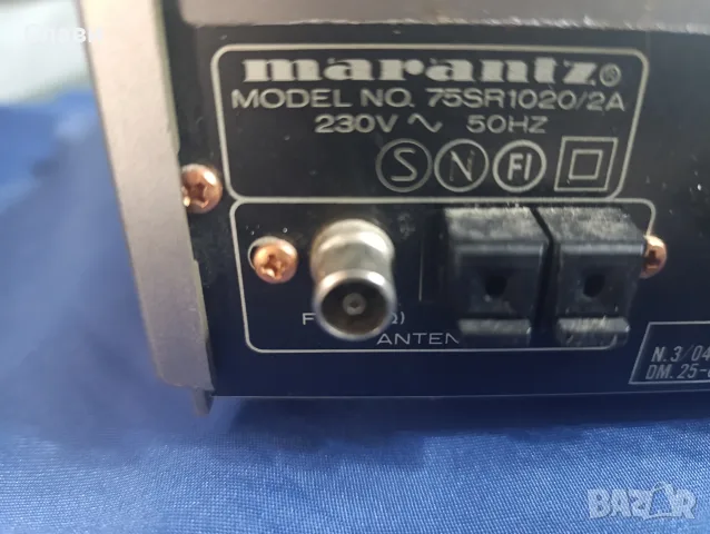 Receiver Marantz 75-SR-1020 , снимка 5 - Ресийвъри, усилватели, смесителни пултове - 55826924