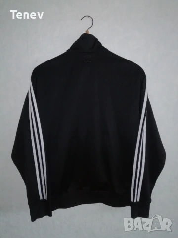 Adidas Originals Firebird Trefoil Black оригинално черно мъжко горнище Адидас ретро vintage , снимка 2 - Спортни дрехи, екипи - 53062726