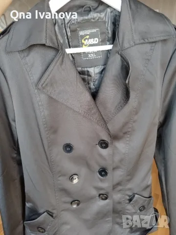 Черно палто, снимка 2 - Палта, манта - 47380719