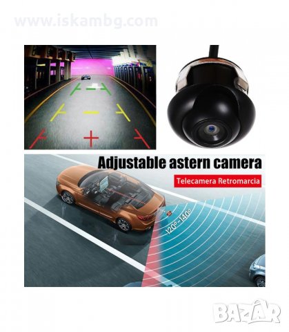 КАМЕРА ЗА ЗАДНО И ПРЕДНО ВИЖДАНЕ, ВЪРТЯЩА СЕ НА 360 ГРАДУСА - код 1256, снимка 3 - Аксесоари и консумативи - 34048545