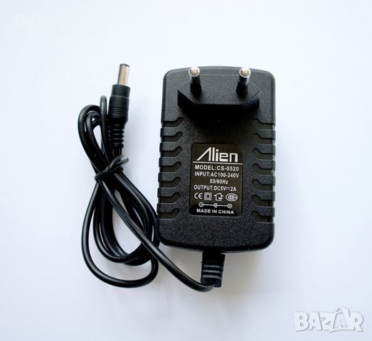 Мрежов адаптер стабилизиран с букса 5,5х2,1  5V 2A 10W, снимка 1