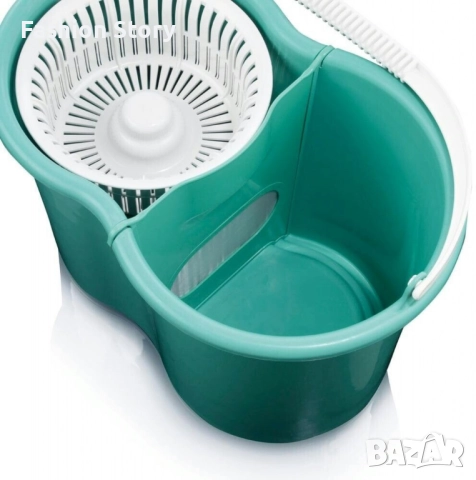 Иновативна кофа за моп за бързо и лесно почистване - CLEANmaxx Power Mop с двукамерна филтърна систе, снимка 6 - Мопове, кофи, четки и метли - 51913080