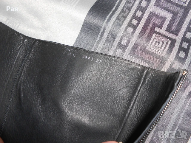 Черни кожени ботуши Romanelli, снимка 10 - Дамски ботуши - 50676891